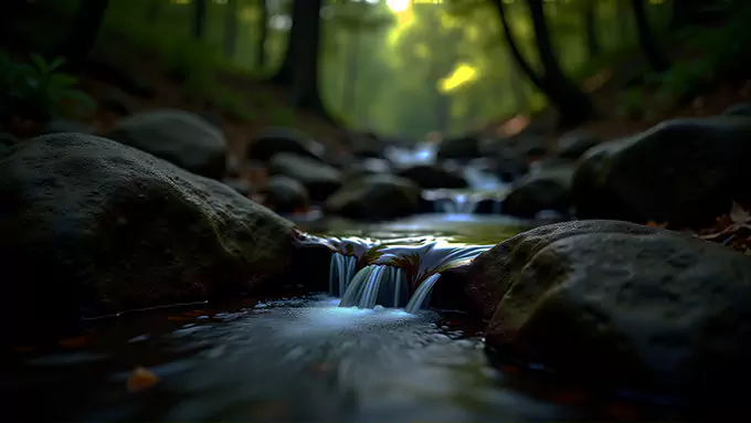10-Hour Forest Stream White Noise - High-Quality Relaxation & Sleep Aid